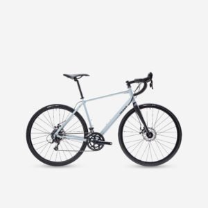 TRIBAN Road Bike with Carbon Fork and Disc Brakes - Grey